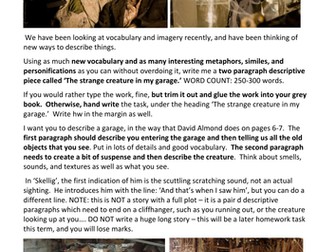 Garage descriptive essay 08 picture