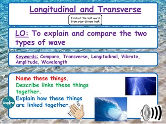 Longitudinal and Transverse Waves