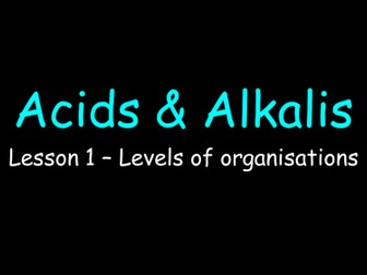 C1.4 Activate - Acids and Alkalis. WHOLE UNIT.