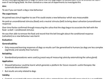 A & AS Level: Learning theories for psychology