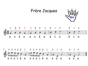Theme and Variation - Frere Jacques Exercise