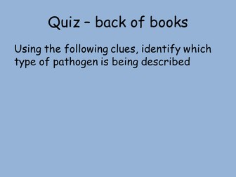 Communicable Diseases Engaging "Embarrassing Bodies" Lesson