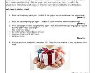 AQA Paper 1 Style Mini Mock for LA YR9