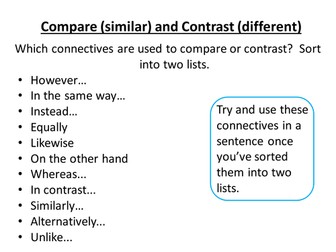 KS4: Comparing Poems
