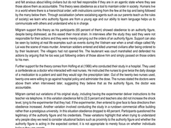 EXAMPLE ESSAYS FOR PSYCHOLOGY A LEVEL