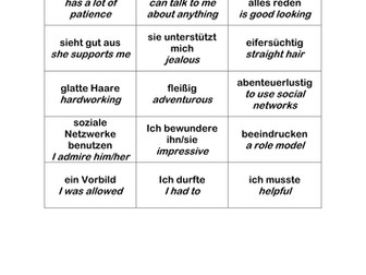 Lese- und Hörtest Kapitel 3 Edexcel Stimmt GCSE German