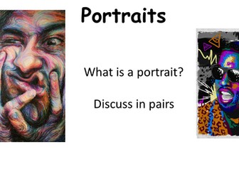 Portraits Research Task