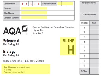 Walking Talking Mock GCSE Biology