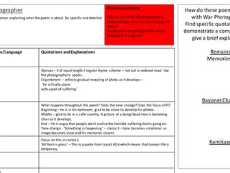 Power and Conflict Revision Exercise GCSE