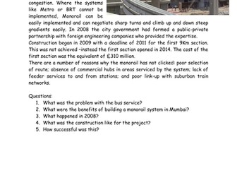 Top down approaches in Mumbai (Edexcel B 9-1)