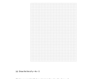 Finding the gradient of a straight line