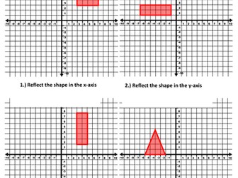 KS3 Reflections worksheet