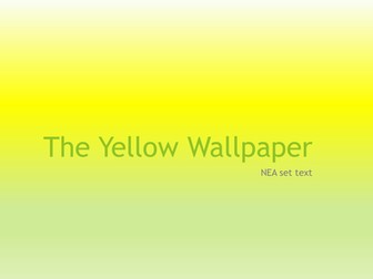 The Yellow Wallpaper - detailed key points, anlysis and critical questions