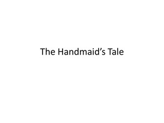 The Handmaid's Tale -guide to context