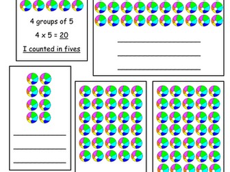 Counting in 2s, 5s, 10s to solve problems