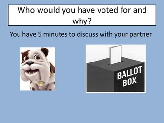 The general election results