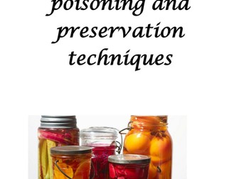 Activities on food preservation methods