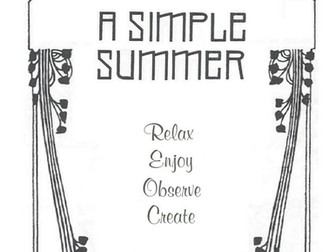 Activities for a Simple Summer