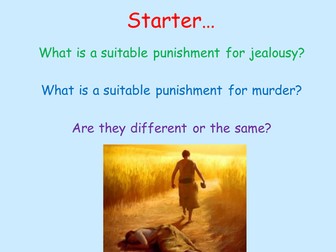 Lesson on Cain and Abel