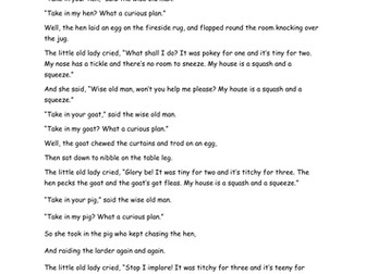 Squash and a Squeeze story text