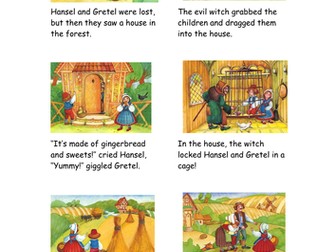 Hansel and Gretel y1/2 weeks plans and resorces