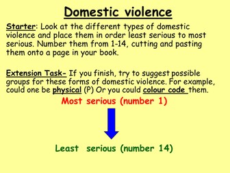 Domestic Violence