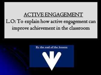 Active engagement in the classroom