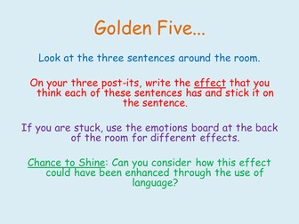 Lesson on pathetic fallacy