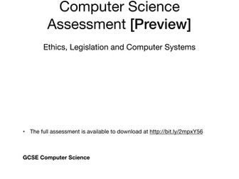 Ethics, Legislation and Computer Systems Assessment [PREVIEW]
