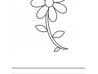 EYFS garden topic writing task "That's not my..."