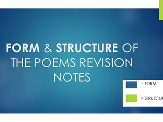 AQA Power and Conflict Poetry Cluster Revision