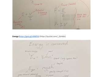 IGCSE Physics - Equations