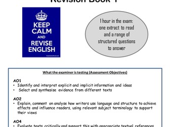 Eduqas GCSE English Language componant 1a (reading fiction)