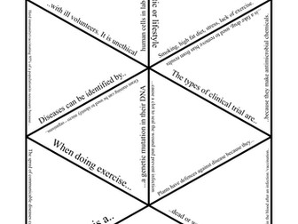 OCR 21st Century Combined Science 2016 Spec Tarsia Puzzles