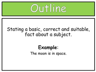 Whole School Command Verbs Display