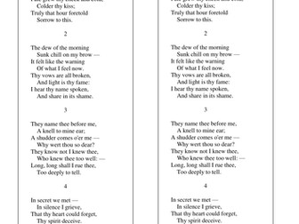 When We Two Parted Analysis