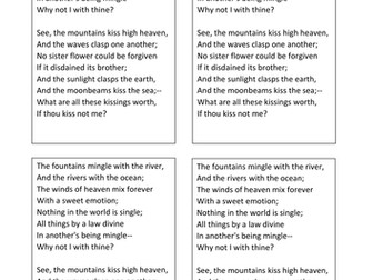 An analytical approach to Love's Philosophy