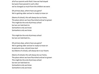 Somewhere Only We Know - Leaver's Song