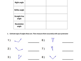 Math: Measure and Identify Angles