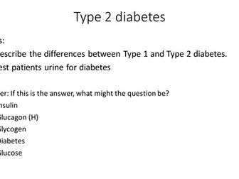 SB7f Type 2 diabetes NEW GCSE EDEXCEL (9-1)