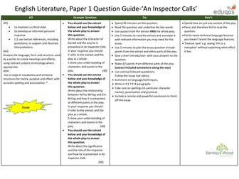 EDUQAS English Literature Component 2 Question Guide