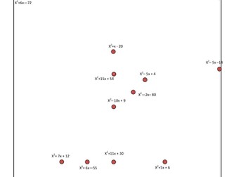 Fun factorising quadratics dot to dot and maze