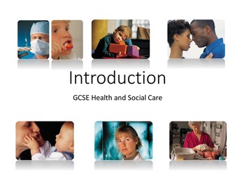 Introduction to Health and Social Care