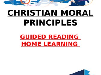 NEW OCR AS DCT CHRISTIAN MORAL PRINCIPLES 2016 ONWARDS
