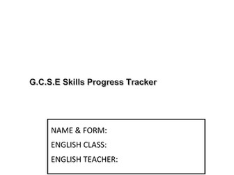 G.C.S.E English Skills Tracker