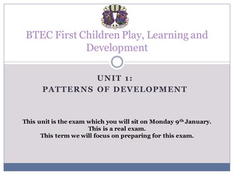 BTEC First CPLD Unit 1