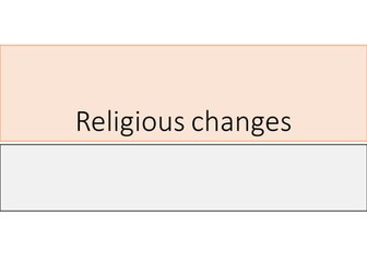 Mid-Tudor Crisis: religious change