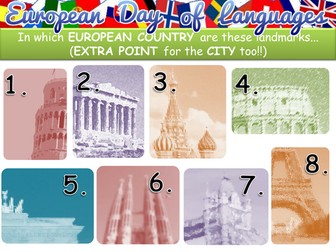 European Day of Languages - Lesson Starters