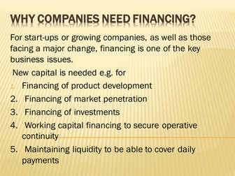 Venture capital finance