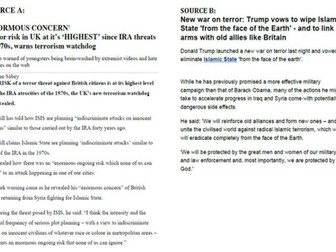 AQA Papers 1 & 2 Walkthroughs with extracts in PPTs.